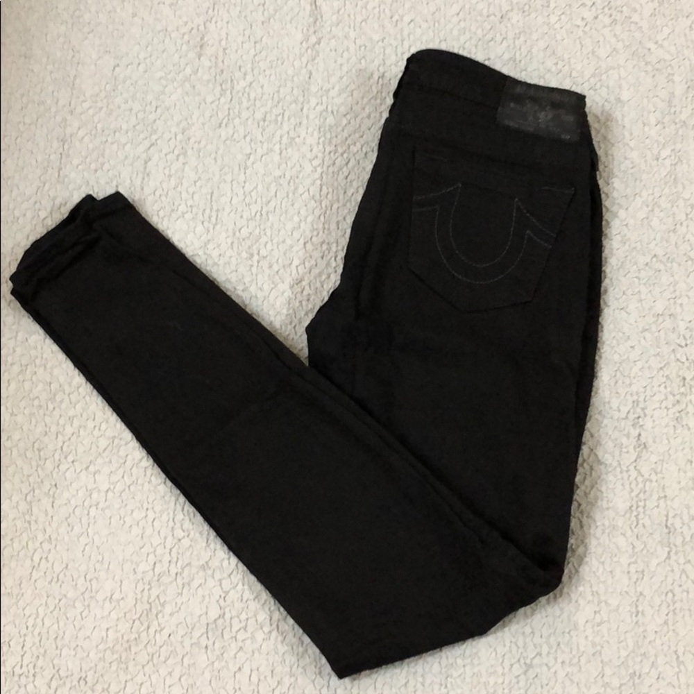 True Religion Black Jeans - Size 28.
